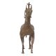 Tribal Horse Riding Brass Statue